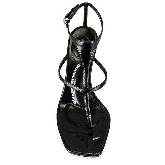 NEW ALEXANDER WANG SKYLAR 85 SANDALS IN BLACK - Picture 7 of 14